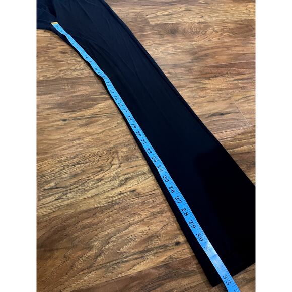 ROBERTO CAVALLI Side Drawstring Pant SLIGHT FLARE Size 42 XS Black BEACH LOUNGE - Picture 11 of 12